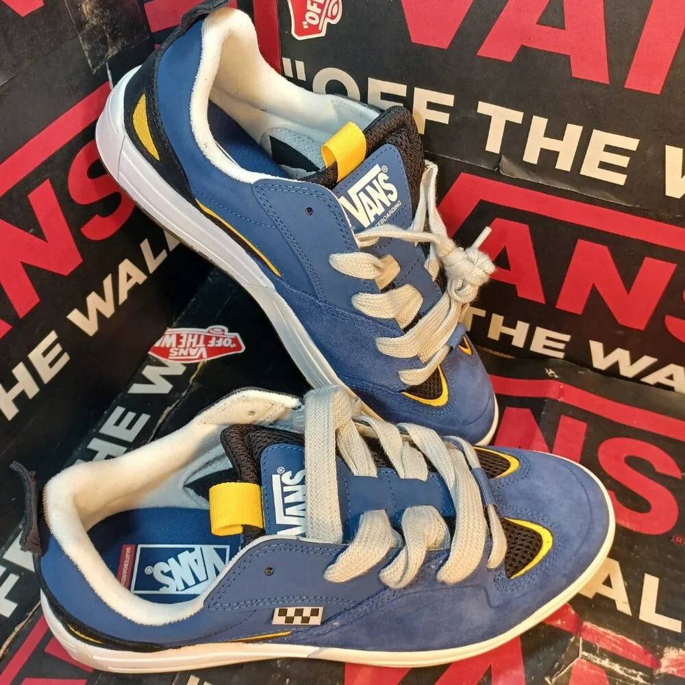 Vans Men's 7/Women's 8.5 Skate Mixxa Navy/Grey Skateboarding Shoes VN000CUYY27
